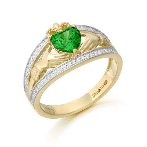 9ct Gold Claddagh Ring-CL56CL